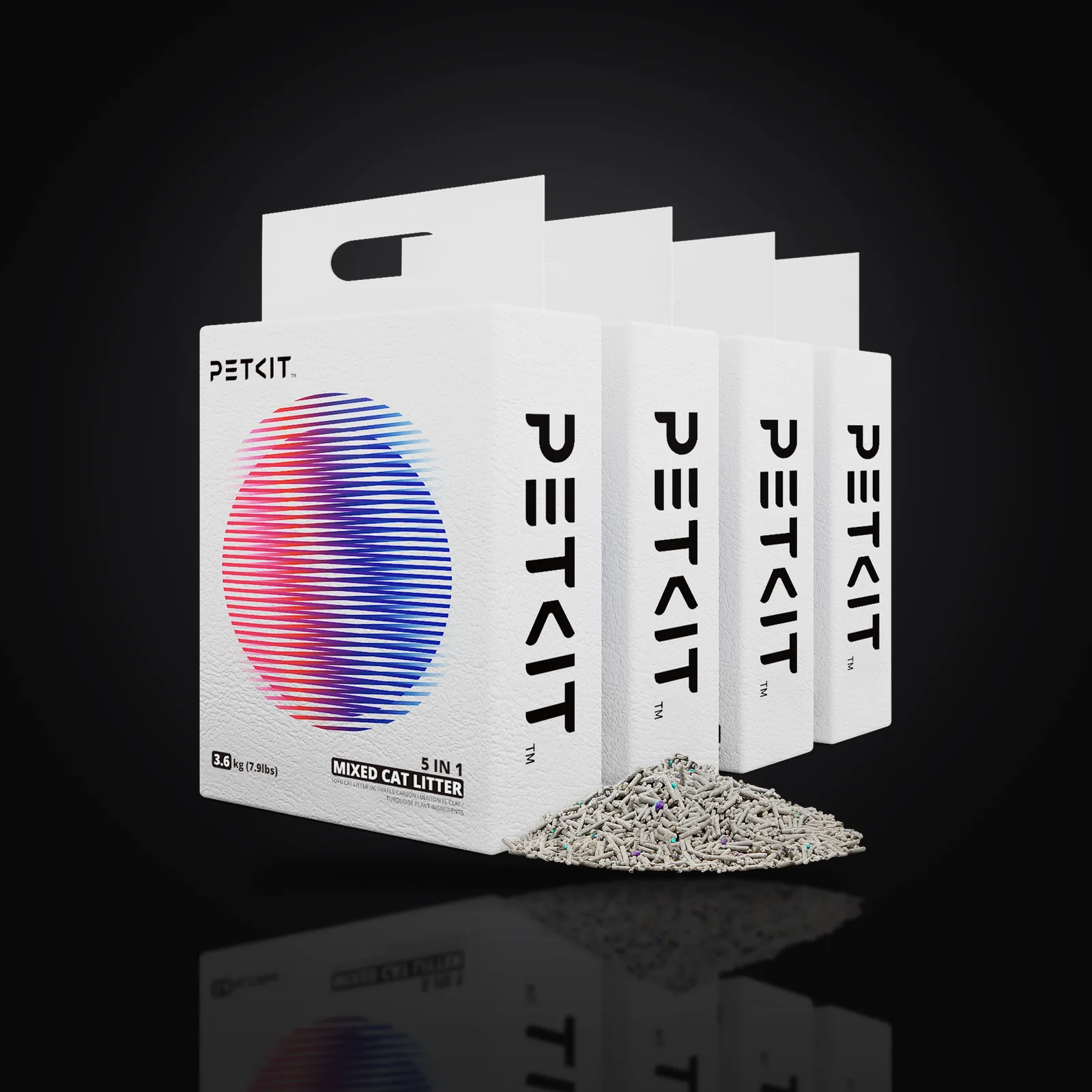 Lettiera Mista 5 in 1 - 4 confezioni — immagine 2